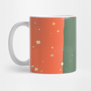 Organic Shape Vertical Lines and Bold Waves Graphic Art GC-117-04 Mug